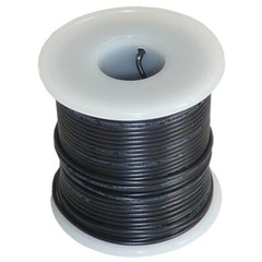 Stranded 18 Gauge Hookup Wire – Color: Black, Length: 100 Feet