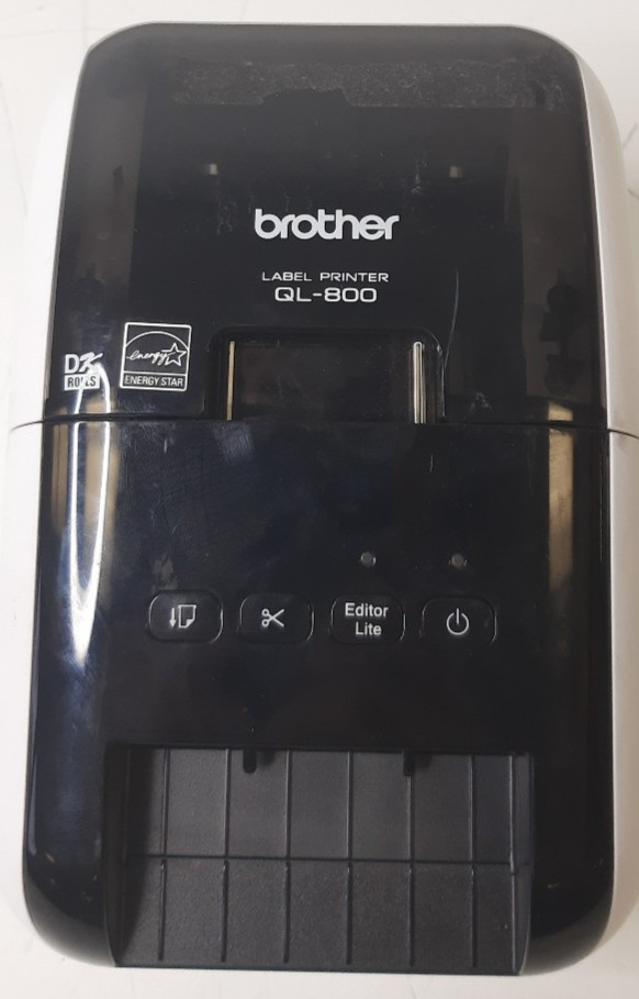 Brother QL-800 Thermal Label Printer Tested NO POWER CORD/MEDIA