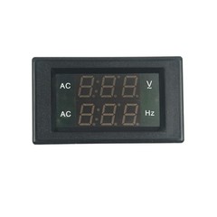 Digital Ac Voltage Frequency Meter Ac 80500v Voltmeter 4565hz Frequency Counter