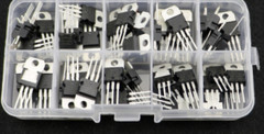 50Pcs 10 types Voltage Regulator IC Assortment Assorted Kit L78 Series LM317 USA