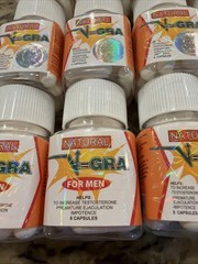 v-gra for men natural male sexual performance 1 Box of 18 bottles 144 Capsules