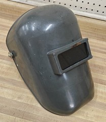 Vintage Fibre Metal Welding Helmet Mask Face Shield Model 910 USA Thermoplastic