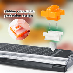 Paper Cutter Trimmer 12in A4 A5 Photo Craft Tool Portable Safe Non-Slip DIY Plus