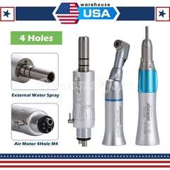 SANDENT Dental Slow Low Speed Handpiece Kit Latch E-type 2/4Holes NSK Style