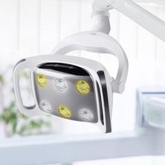 9W Dental 6 LED Lamp Oral Light Lamp For Unit Chair 8-level adjustable Ra90
