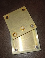 Compac Dev Corp Anodized Aluminum RF Enclosure P/N R51160-075-0 2x2x0.75 Inch