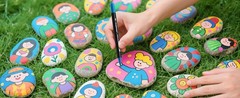 72 Colors Acrylic Paint Markers, Dual Tip Acrylic Paint Pens with Brush Tip &