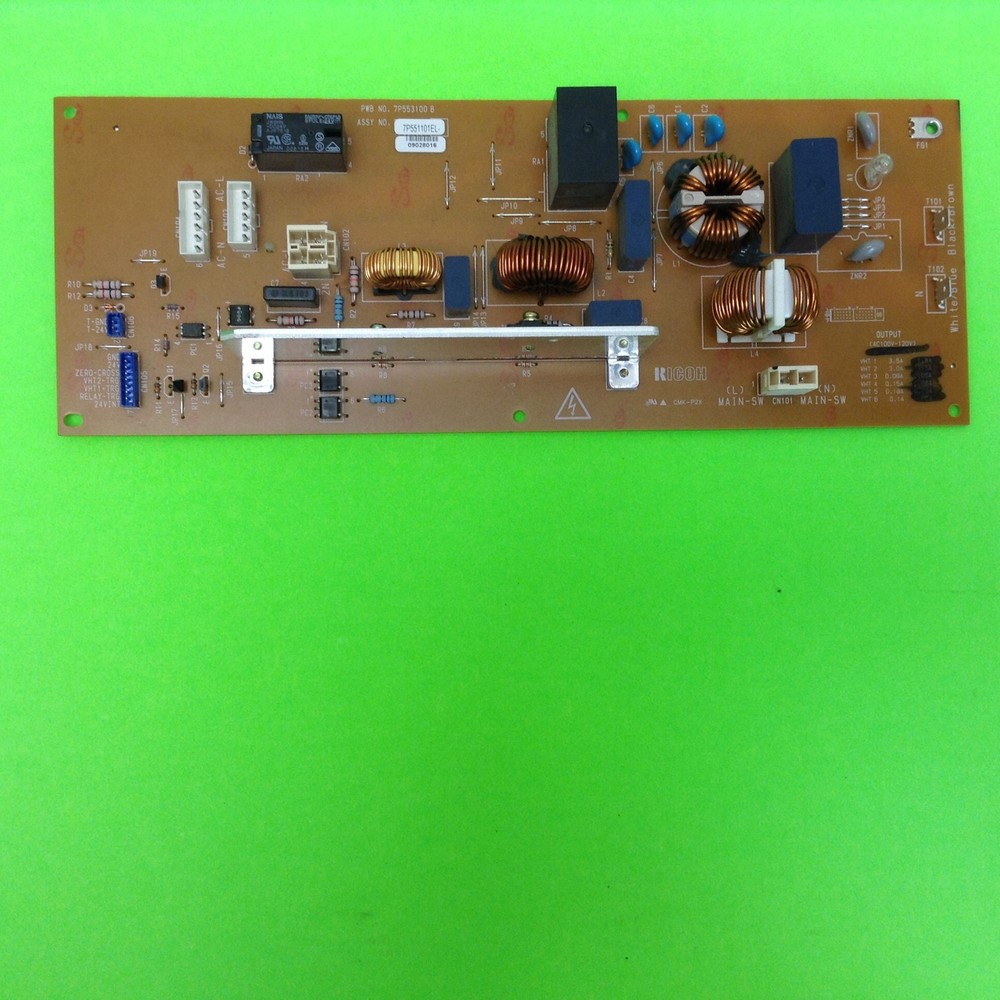 Ricoh Aficio 1013F Photo Copier Main SW Power Board 7P553100 B 7P551101EL