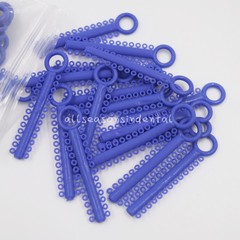 1040 Pcs/Bag Orthodontic Dental Elastic Braces Rubber Ligature Ties 37 Colors