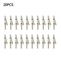 10/20/50Pcs 51mm Stainless Steel Alligator Clips