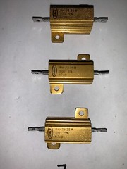 Dale RH-25 25 Watt 50 ohm 5% Power Resistors Brand New Pack Of (3)