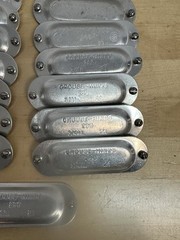 LOT OF 22 – Crouse-Hinds 290 – 3/4” Conduit Body Covers Only (READ)