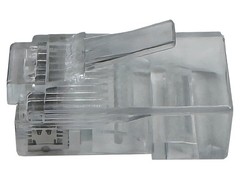 LOT OF 10 NEW RJ50 10P10C Modular Connector for Flat Cable Stranded Crimp