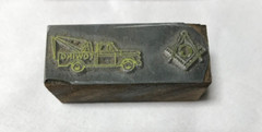 VTG Lot Letter Press Block Stamp Ink Print Type Advertising Wood Copper 2002-23B