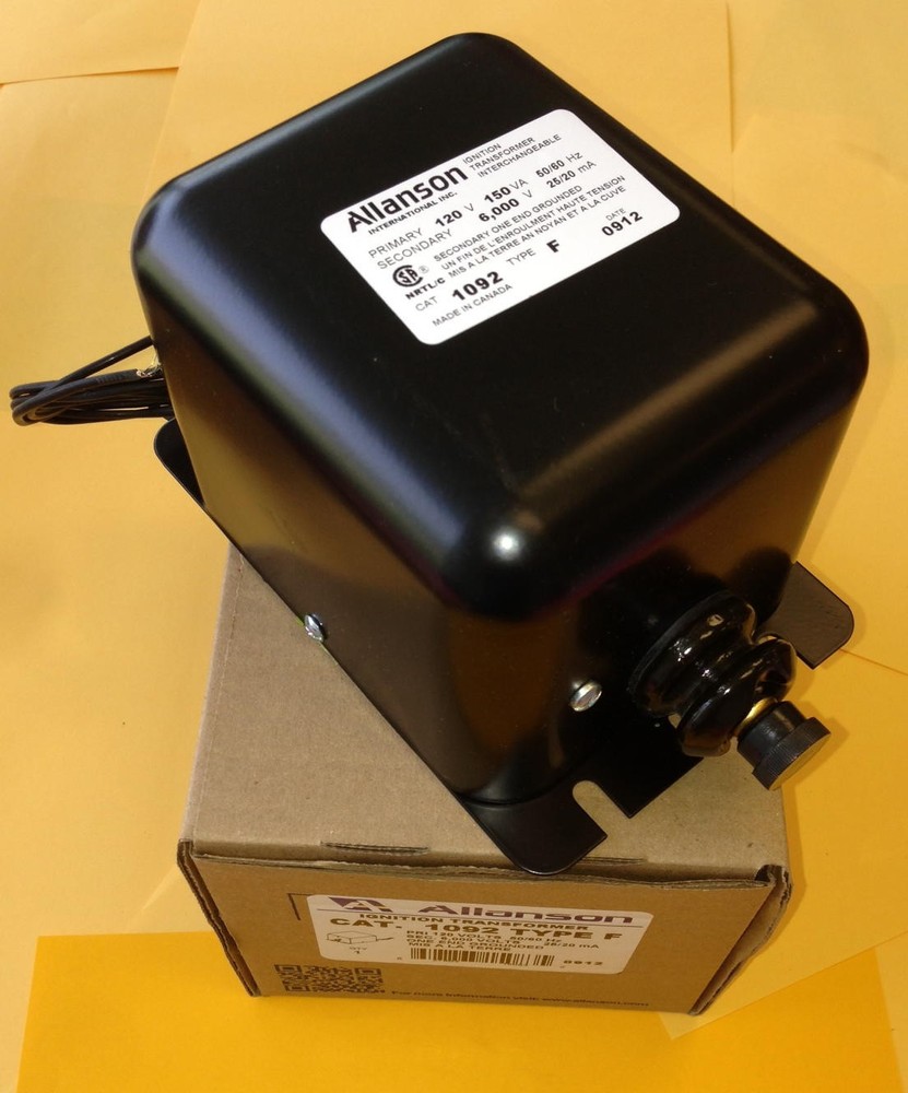 ALLANSON 1092F 6000V TRANSFORMER 1092-F, 1092 F REPLACES WEBSTER 612-6A7