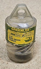 Greenlee No. 868 anchor expander – size 1/4″-20 – Made in U.S.A.