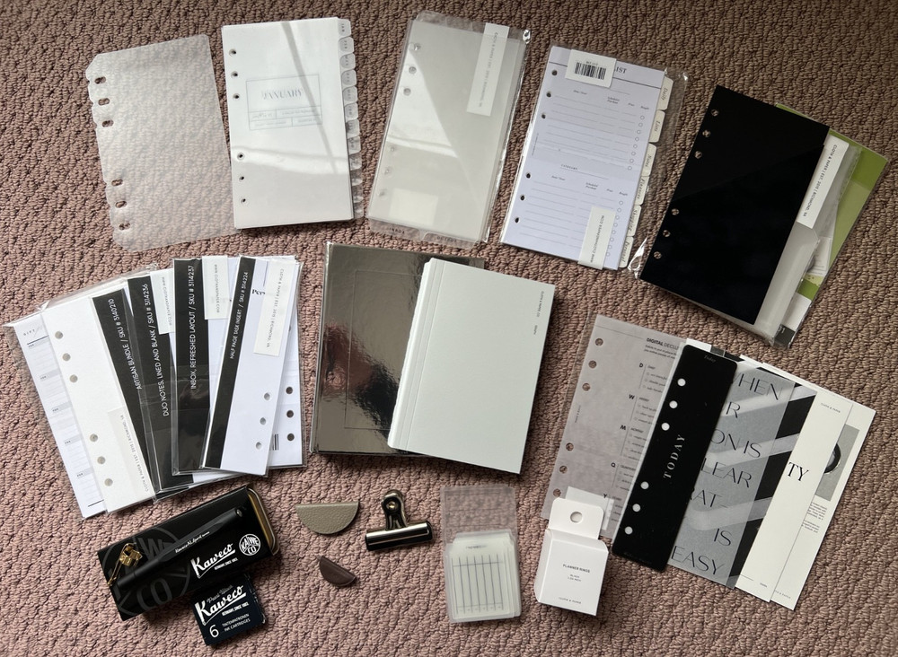 Cloth & Paper/May Paper Co/Sessa Vee Personal Size Bundle + Kaweco Fountain Pen