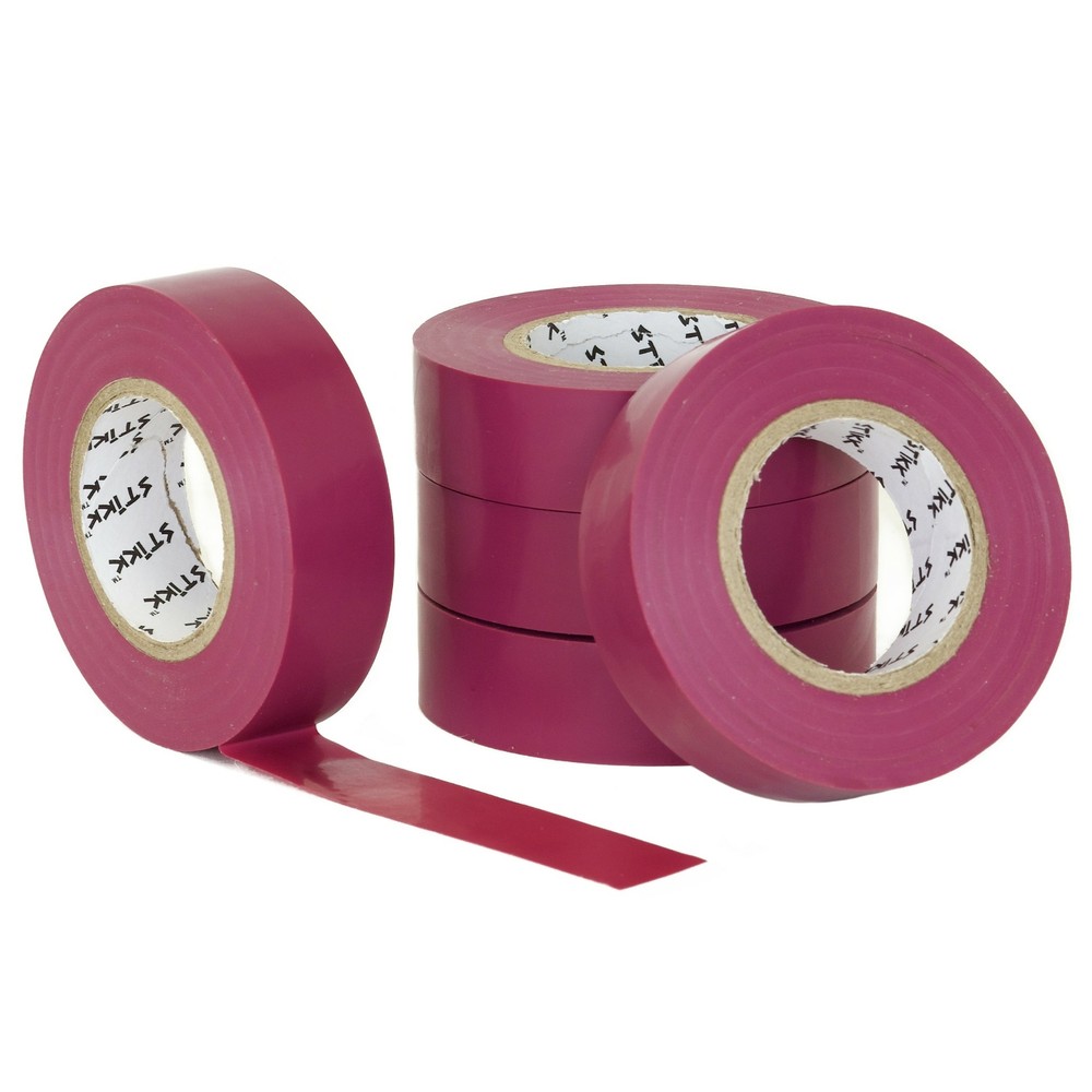 STIKK Purple Electrical Tape (5 Pack) 3/4″ Wide 66 Feet 20 Meters Long