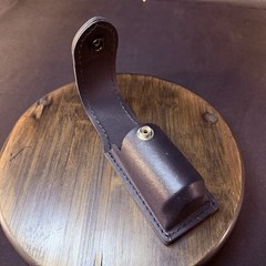 Safariland Mace OC Duty Pouch 38 STX Black Leather Pepper Spray Holder