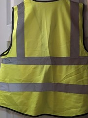 Hi Visibility Reflective Yellow Safety Vest with ID POCKET (Small to 2XL)