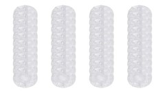 100 Pcs Clear Waterproof Ear Covers Disposable Caps for Shower Bath Hair Dye