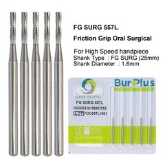 Wave Dental Surgical Bur Round Long 25mm Carbide Bur Friction Grip FG High Speed