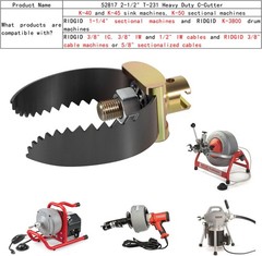 2-1/2″ C Cutter Drain Cleaner Tool 52817 T-231 for Ridgid K-40 K-45 K-50 K-3800
