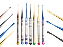 Mini Root Elevator Luxating PDL Root Elevators Set of 7 Titanium Coated ARTMAN