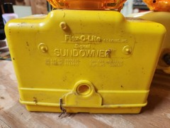 Flex-o-lite Signal Sundowner Traffic Hazard Construction Beacon Light – Lot Of 4