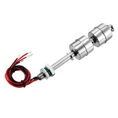 Vertical Stainless Steel Dual Ball Tank Liquid Level Sensor Float Switch 135mm