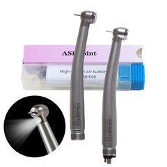 Dental Fiber Optic E-generator LED High Speed Handpiece Turbine 2/4Hole ASkeadnt