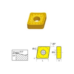 CNMG-644-DR COATED CARBIDE INSERT (6048-0644)
