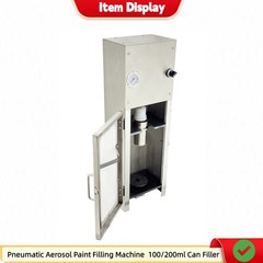 Pneumatic Aerosol Paint Filling Machine Semi-automatic Paint Spray Can filler