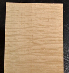 Flame Maple Raw Wood Veneer Sheet 6 x 35 inches 1/42nd 4671-56