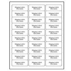 Etiquetas de dirección impresoras inyección de tinta, 2,5 cm x 6,7 cm paquete