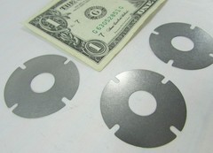 Lot 50 Thin Steel Shim/Spacer Washers 1.437″ OD x .473″ ID x .006″ Valving Disc
