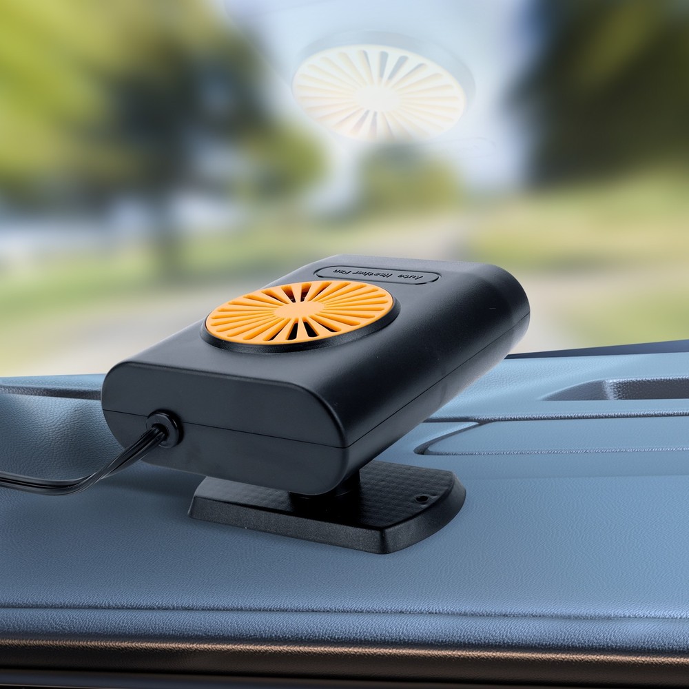 Car Heater 12V 200W – Fast Defrost & Defogger with 2-in-1 Cooling Fan for Windsc