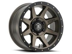 ICON Rebound 17×8.5 5×150 25mm Offset 5.75in BS 110.1mm Bore Bronze Wheel