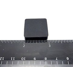 1″ Square Rubber Stick on Feet Bumpers 3/16″ Thick 3M Adhesive Backed Pads 25mm