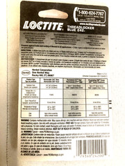 Loctite 209728 Heavy Duty Threadlocker – Blue, 0.20 oz. Pack of (1)