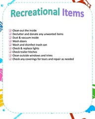 Spring Cleaning Planner