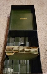 Vintage Steel File Card Box 4″x6″ Cards, Art Steel Company – ASCO New York USA.
