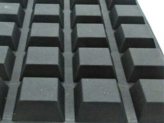 Square Rubber Feet for Electronics 3/4″ X 5/16″ H 3M Adhesive Back 12 pack