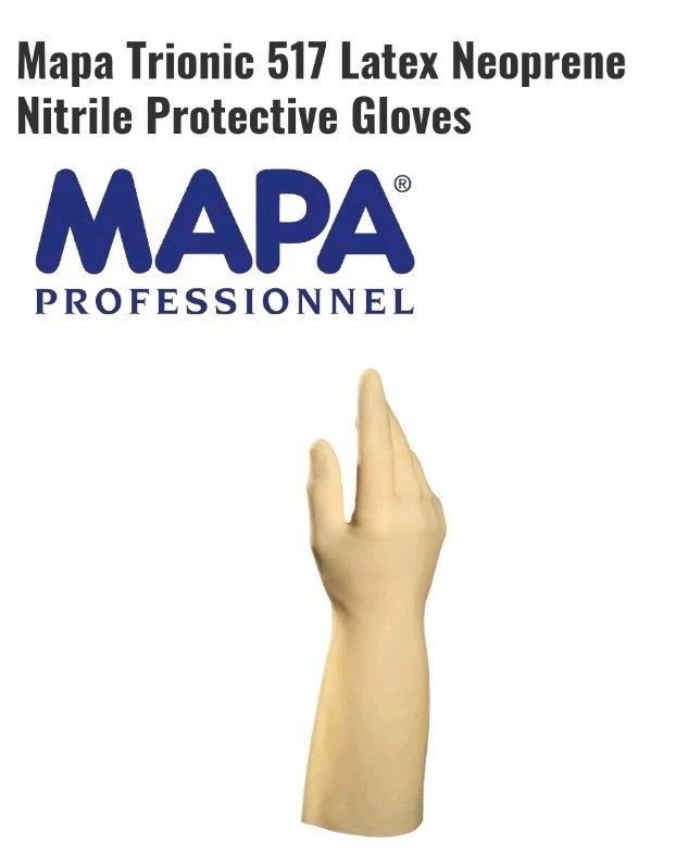 New 12 PK MAPA Professional Advantech 517 PPE Gloves Size 9