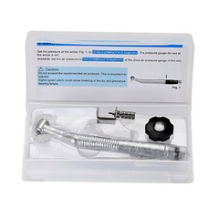 5X Dental High Speed Handpiece 4 Hole Push Button Air Turbine Single Water Spray