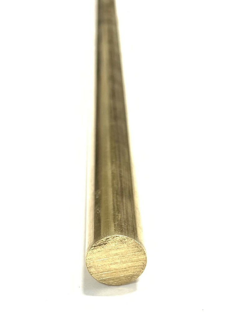 3/8″ .375″ C360 Brass Solid Round Bar Rod H02 6″ Piece