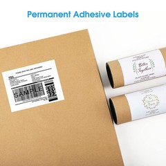 3-1/3″ x 4″ Mailing Shipping Labels 6 Per Sheet For InkJet & Laser Printer 6 UP