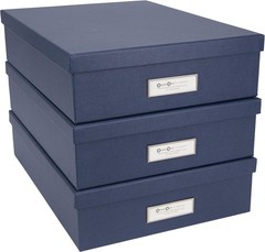 Impact Resistant Blue File Organizer with Lift-Off Lid – 478 Cubic Inch Capacity