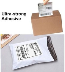4×6 Perforated Direct Thermal Address Shipping Labels For Rollo & Zebra Fanfold