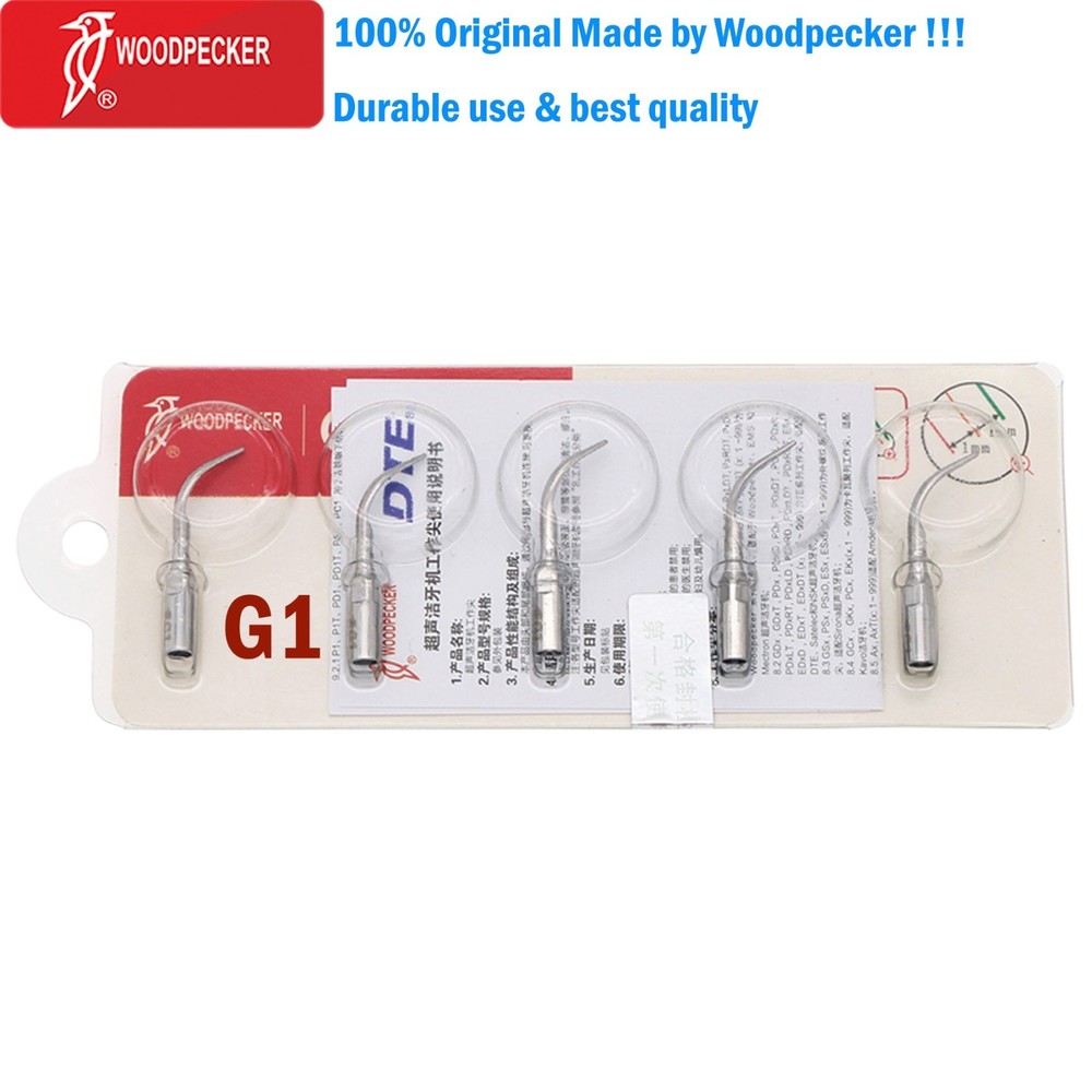 US Woodpecker Piezo Handpiece HW-5L Ultrasonic Scaler UDS-E P N2 N3 LED Tips EMS
